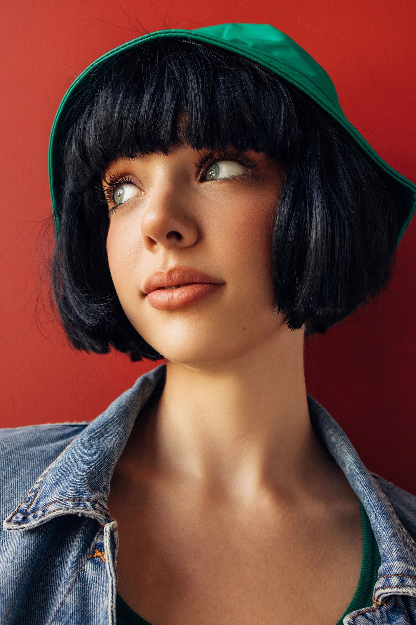 Editorial fashion portrait for Culture Shock contact page