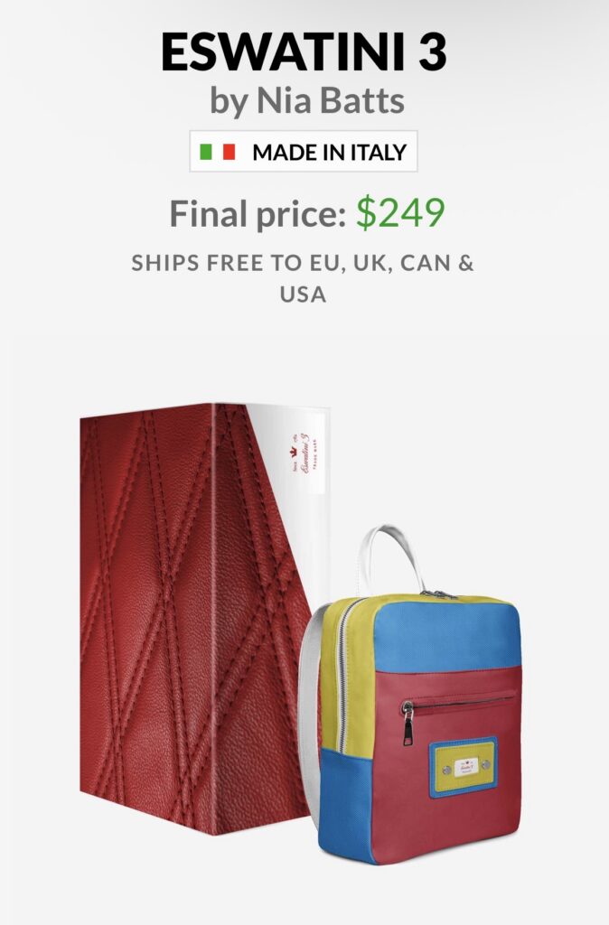 Eswatini 3 backpack product image