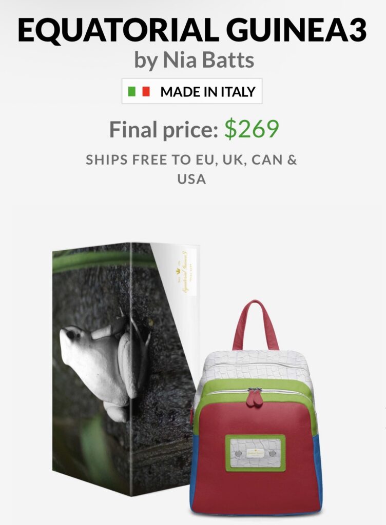 Equatorial Guinea 3 handbag product image