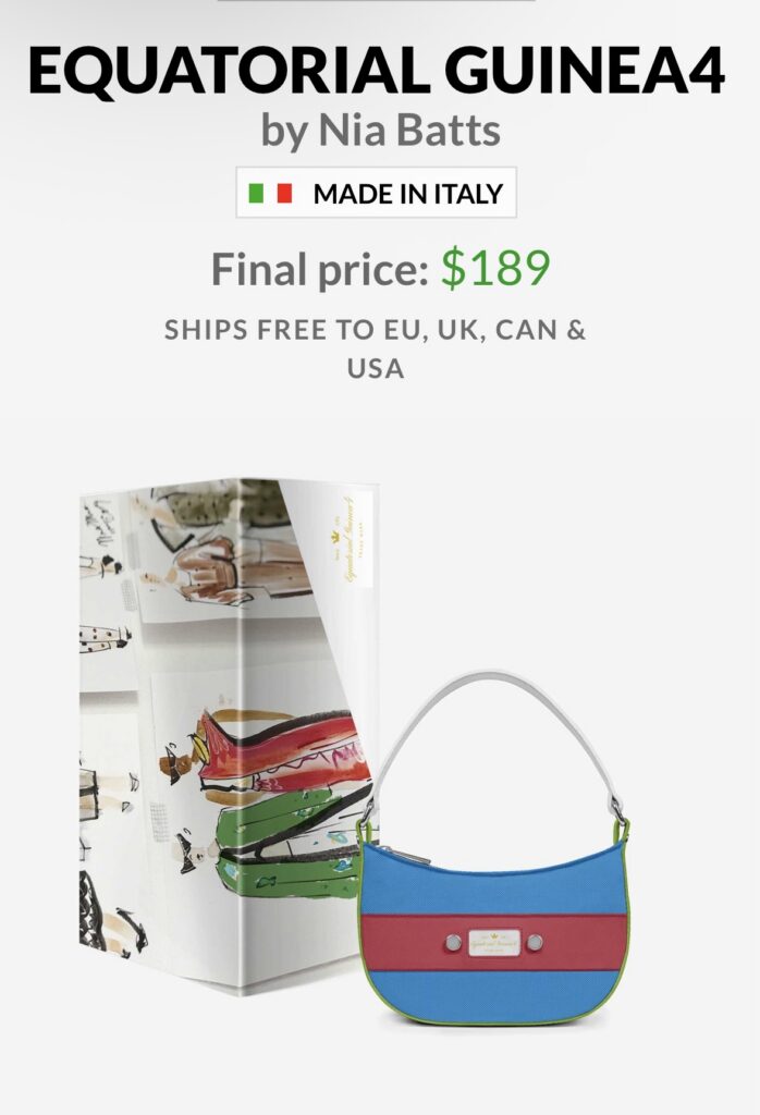 Equatorial Guinea 4 handbag product image